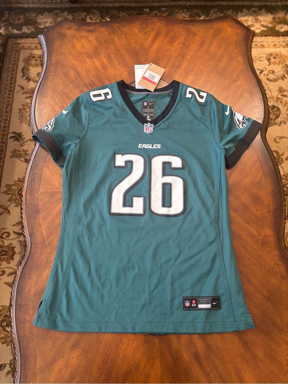 Women’s Philadelphia Eagles Saquon Barkley Nike Jersey Size Large